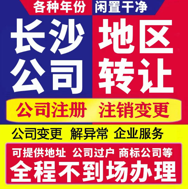 长沙科技公司转让